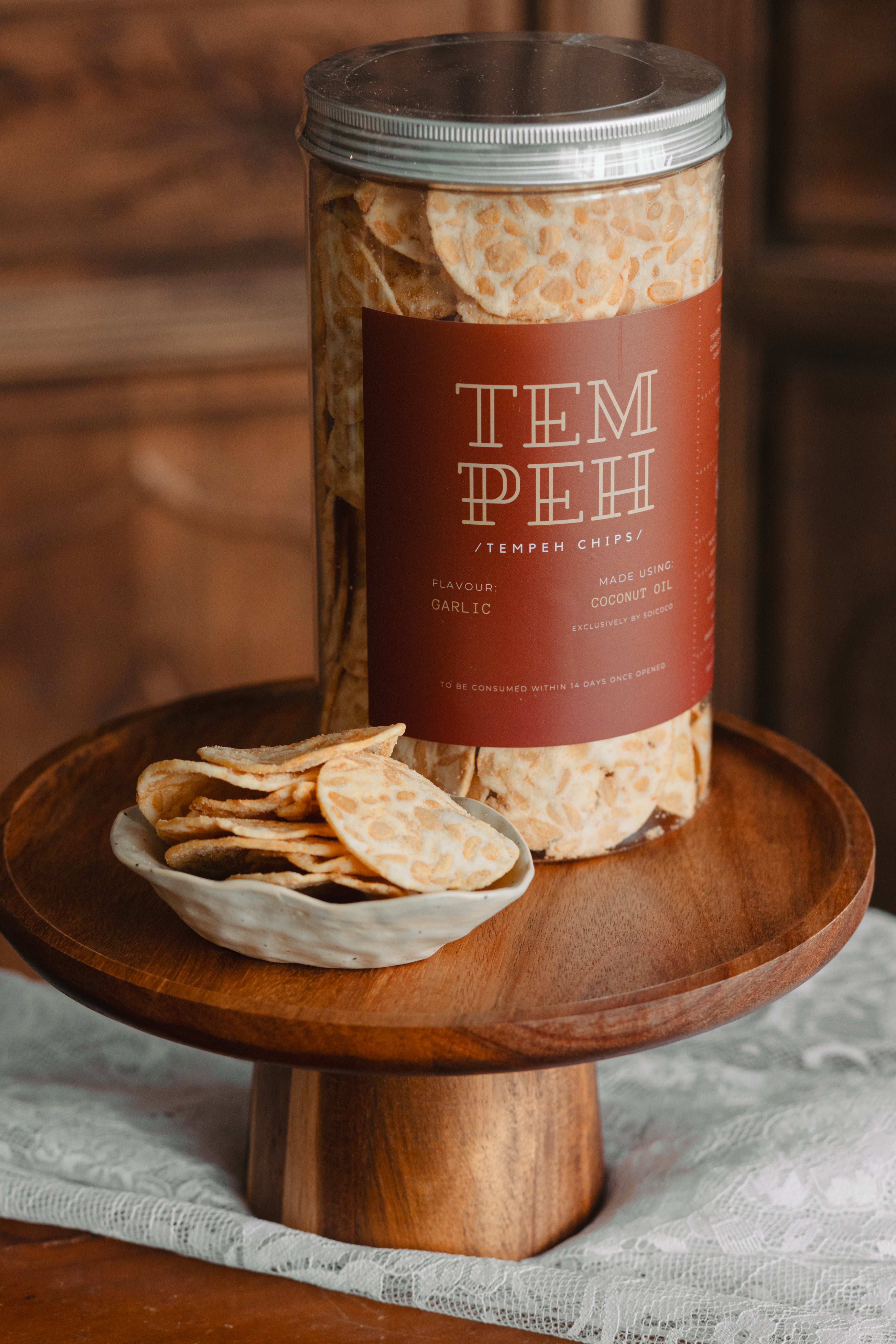 PREORDER- TEMPEH (Garlic)