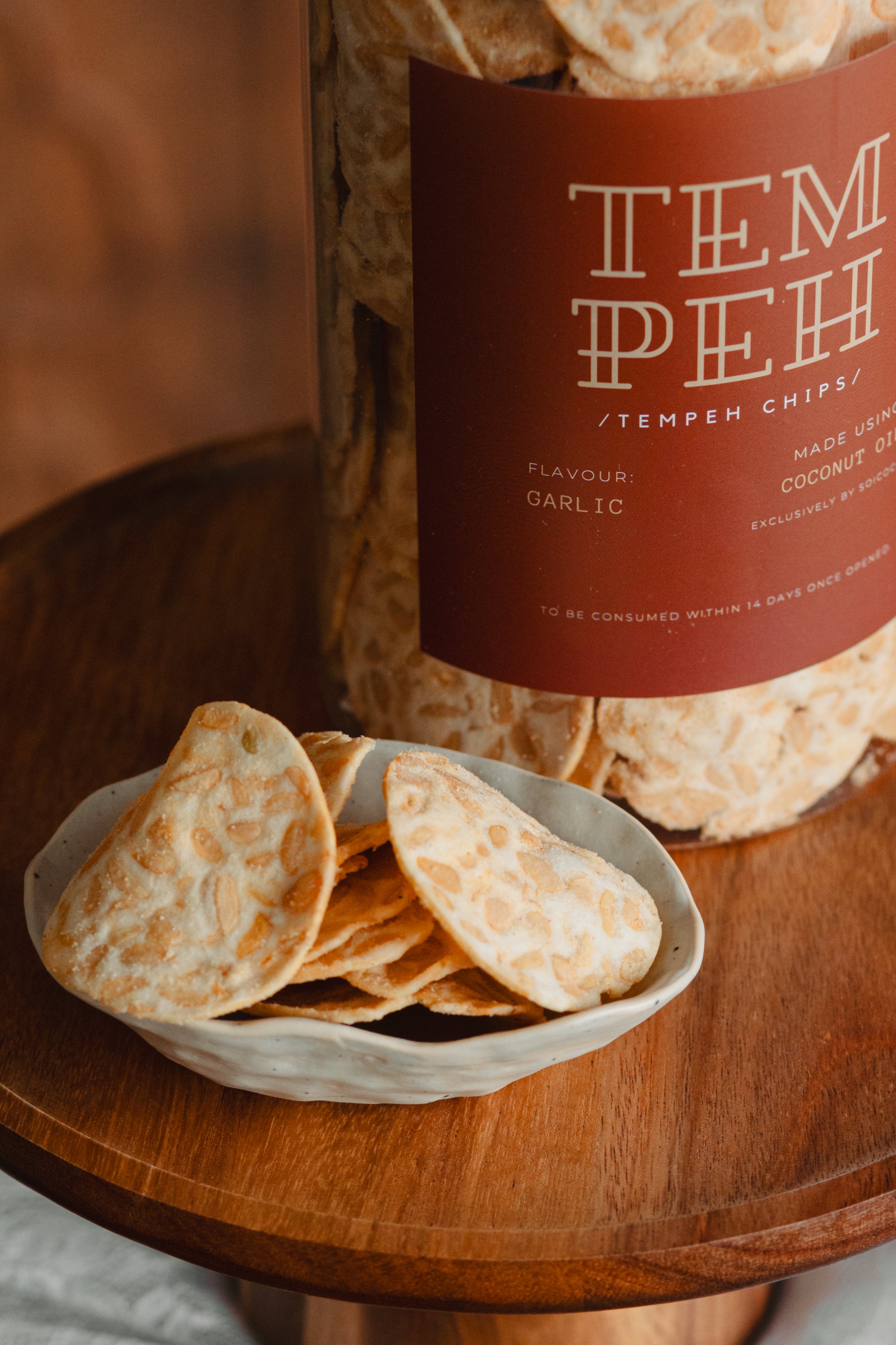 PREORDER- TEMPEH (Garlic)