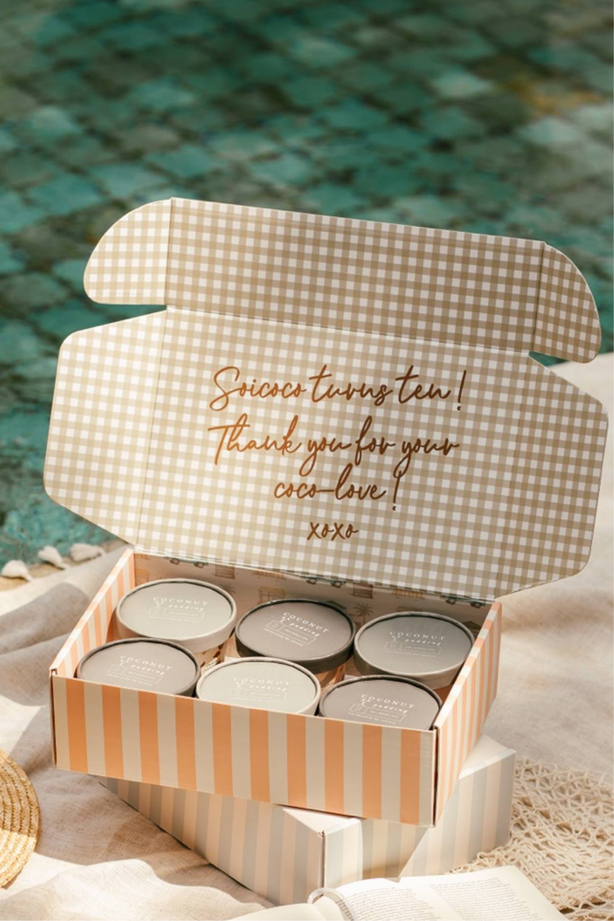 COCONUT PUDDINGS (ORIGINAL), SET OF 6s
