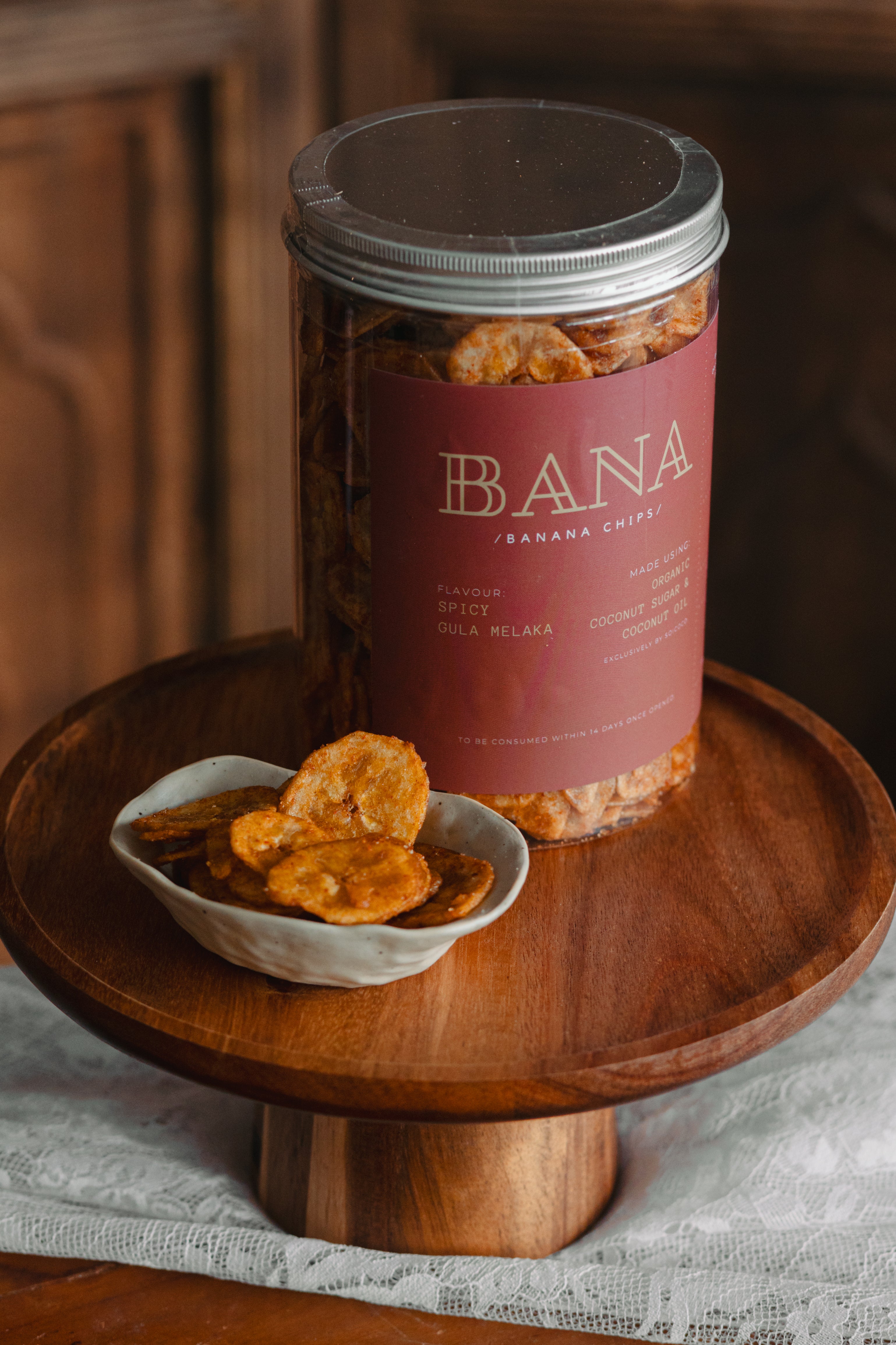 BANA CHIPS (Spicy Gula Melaka)